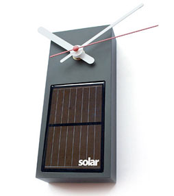 Solar-powered Clock